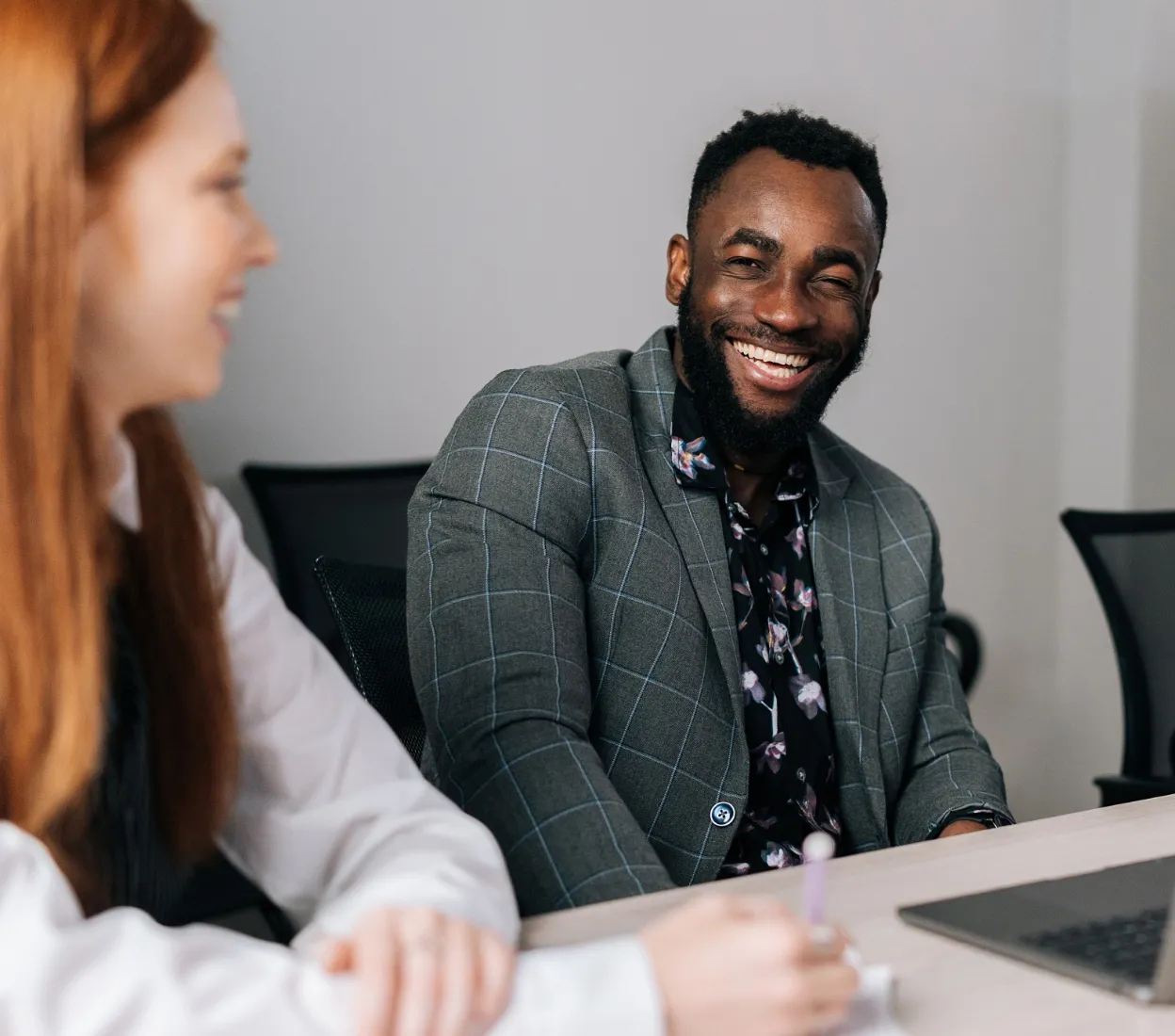 Candidate satisfied with talent acquisition services